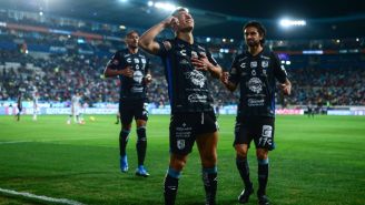 Batista celebra el segundo gol ante Pachuca