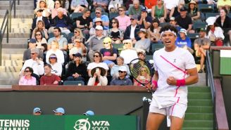 Aficionado del América interrumpe partido en Indian Wells: “Arriba el América hijos de…”