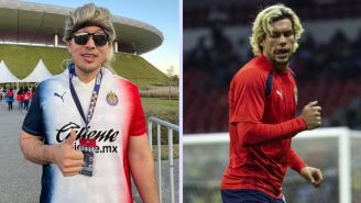 Aficionado viaja de Estados Unidos para apoyar a Cade Cowell en el Chivas vs América