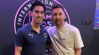 Erick Aguirre presume foto con Lionel Messi tras juego de Concachampions: 'El mejor de la historia'