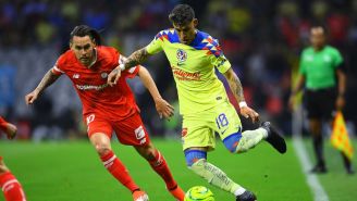 Toluca enfrentó a América en la cancha del Estadio Azteca