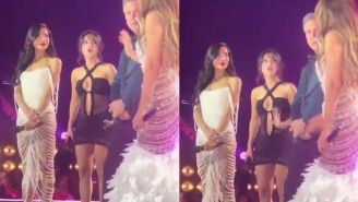 VIDEO: Thalía y Becky G se pelearon en los Latin American Music Awards