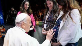 El Papa Francisco pide aumentar la natalidad en el evento de estados generales de la natalidad en Roma