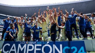 Hijos de Santiago Baños y Chucho Benítez se coronan Campeón con América Sub 14