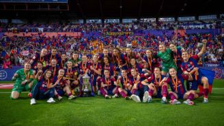 Staff repartió medallas a Barcelona Femenil