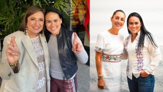 La candidata a la presidencia de México, Cladia Sheinbaum se reunió con Alejandra Del Moral