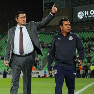 Luis Fernando Tena, después del partido ante Santos