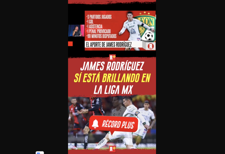 JAMES RODRÍGUEZ si esta BRILLANDO en la LIGA MX