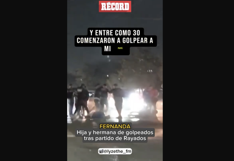 GOLPEAN aficionado de PACHUCA en MONTERREY