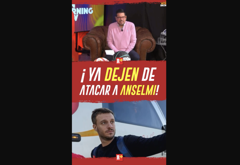 ¡YA DEJEN DE ATACAR A ANSELMI! “Que triste que se tenga que referir a esto en el primer día de su trabajo nuevo”.