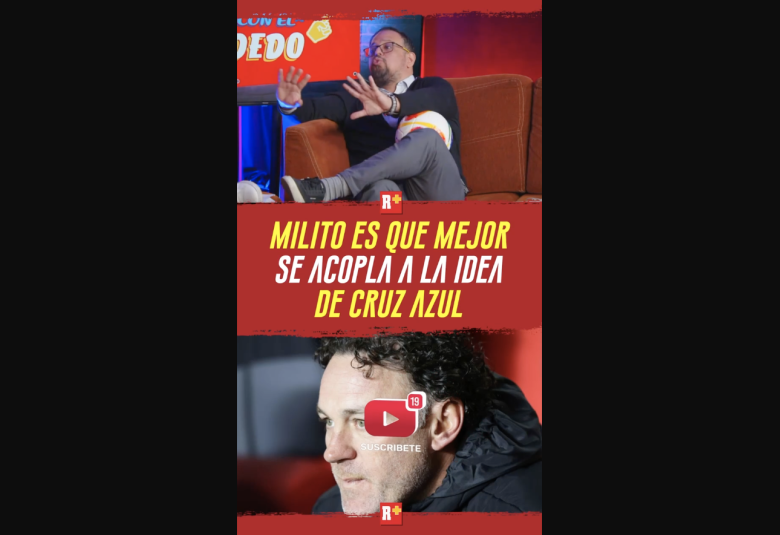 MILITO es el que MEJOR se ACOPLA a la IDEA de CRUZ AZUL