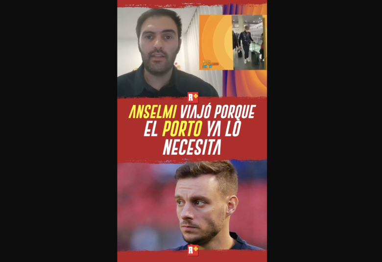 Anselmi viajó a Porto porque YA lo necesita