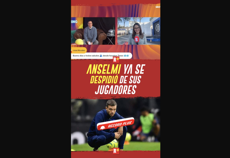 ANSELMI ya se DESPIDIÓ de sus JUGADORES