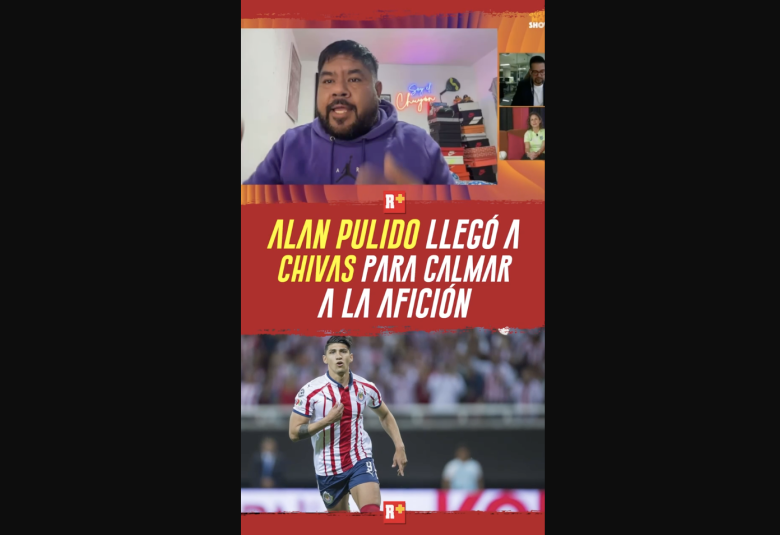 ALAN PULIDO llegó para CALMAR a la AFICIÓN