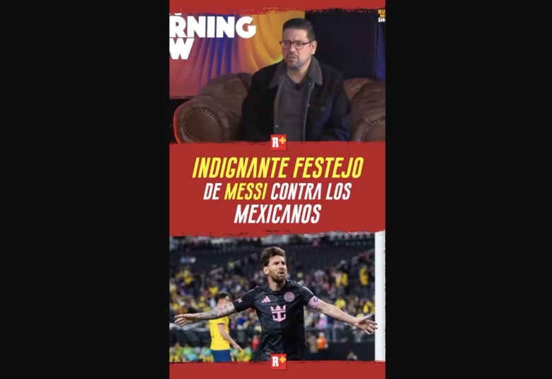 INDIGNANTE FESTEJO de MESSI frente a los MEXICANOS