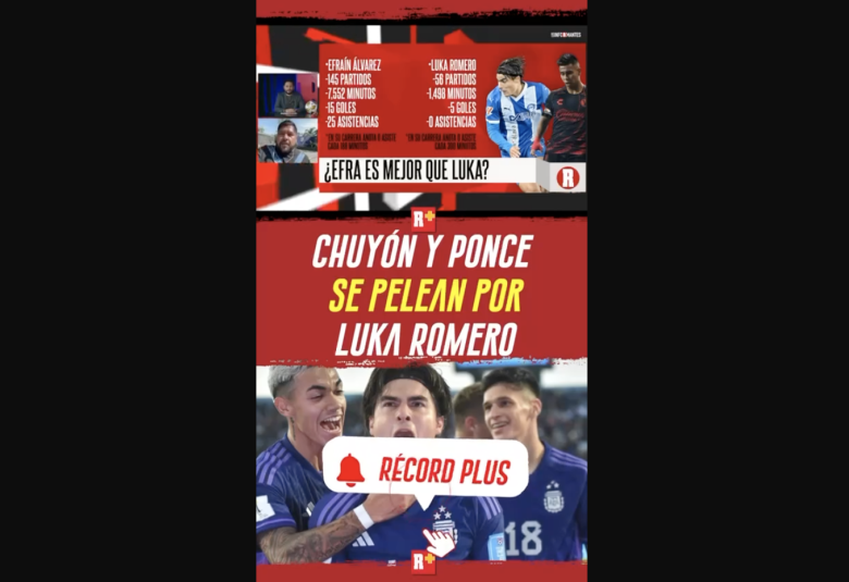 CHUYÓN y PONCE se PELEAN por LUKA ROMERO