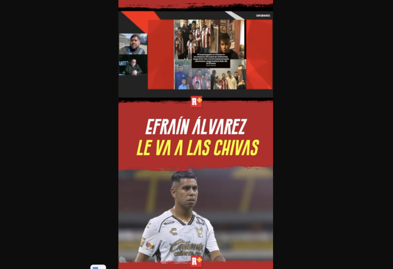 EFRAÍN ÁLVAREZ LE VA A CHIVAS