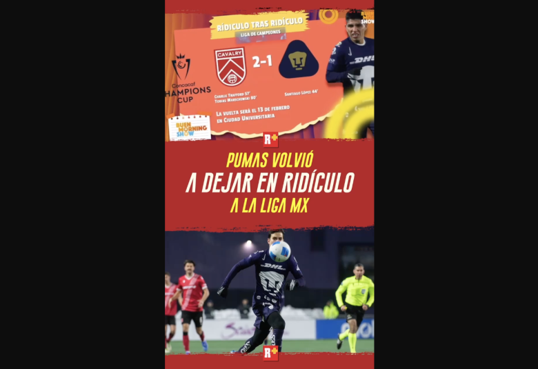 Pumas volvió a dejar en ridículo a la liga mx