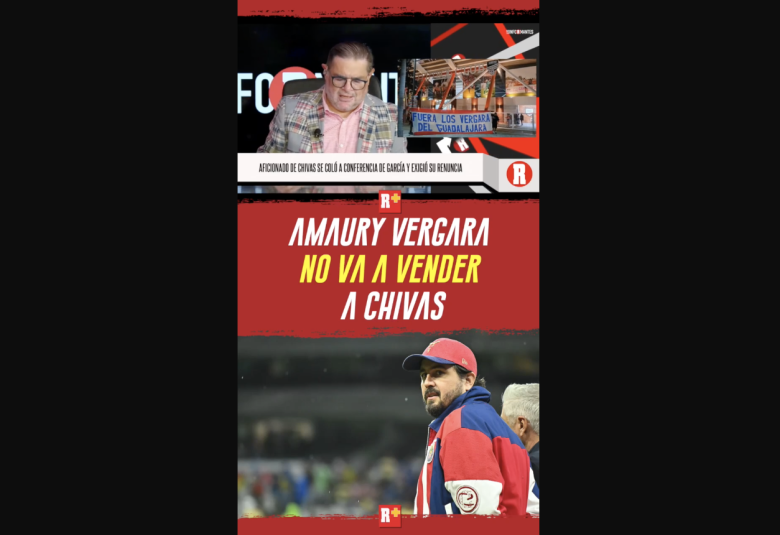 AMAURY VERGARA no VA a VENDER CHIVAS