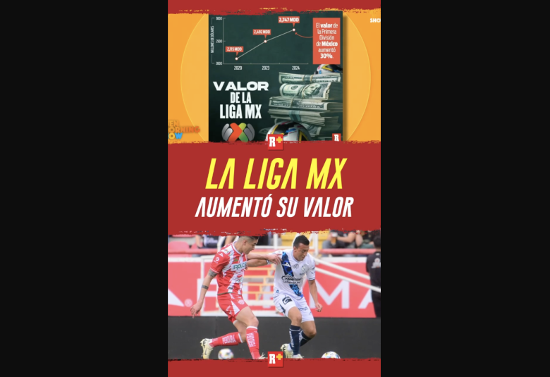La Liga Mx aumentó su valor