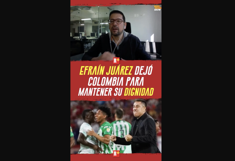 EFRAIN JUÁREZ SE FUE DE COLOMBIA PARA MANTENER SU DIGNIDAD Alejandro Gómez reveló la plática que tuvo el dt mexicano con los jugadores de Atlético Nacional tras decidir su renuncia.