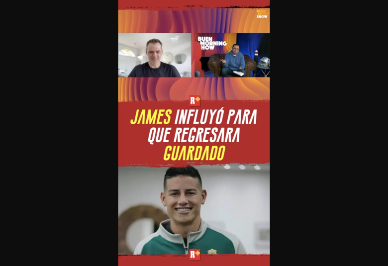 James influyó para Guardado regresara a las canchas
