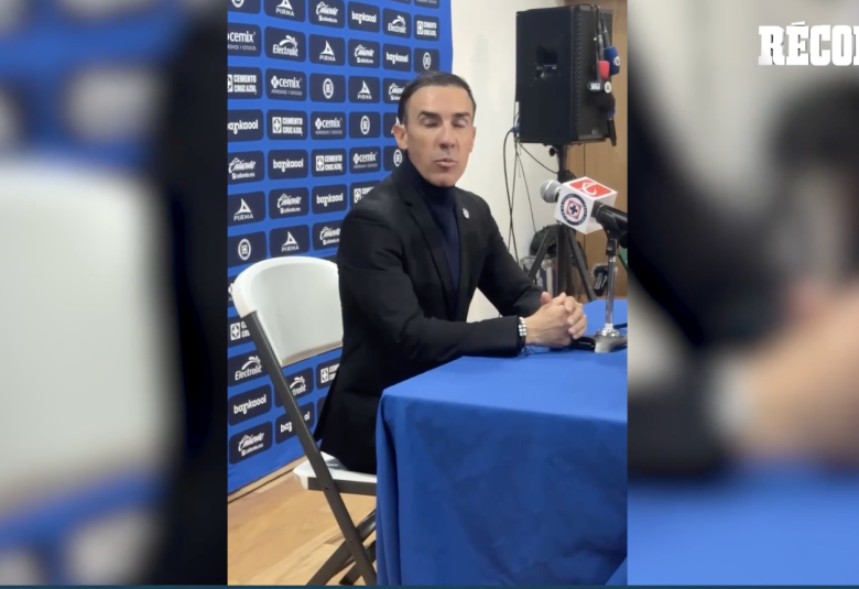 Vicente Sánchez tras mantenerse invicto como DT de Cruz Azul: “Es importante para el grupo”