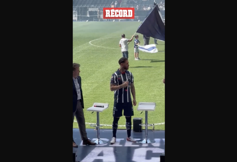 Así fue la presentación de Sergio Ramos con Rayados de Monterrey