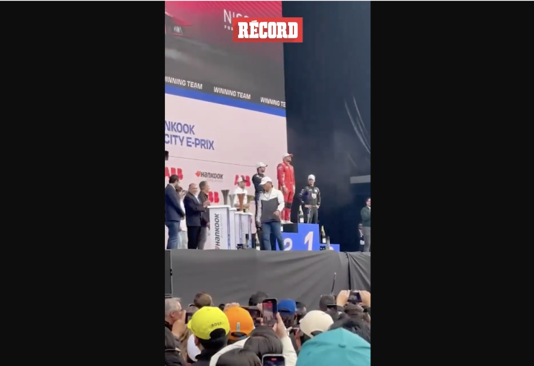 PODIO de GANADORES en el E-PRIX de la CIUDAD DE MÉXICO