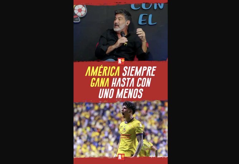 AMÉRICA siempre GANA hasta con UNO MENOS
