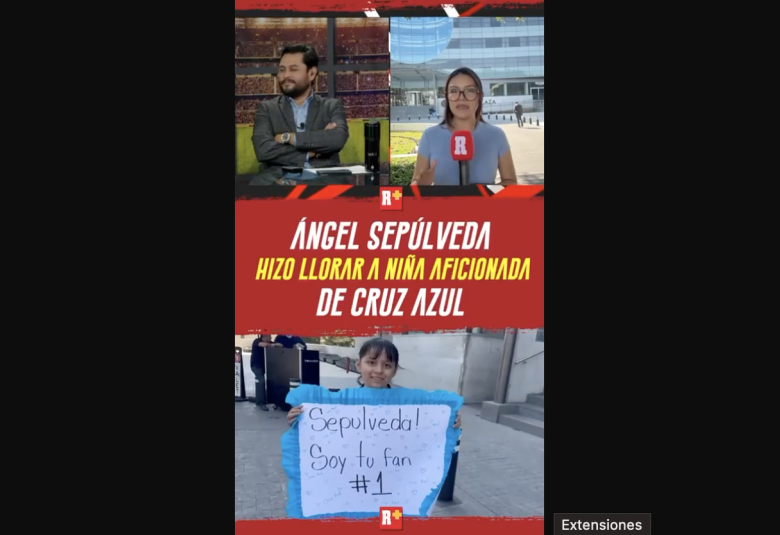 Ángel Sepúlveda regala camiseta a pequeña aficionada