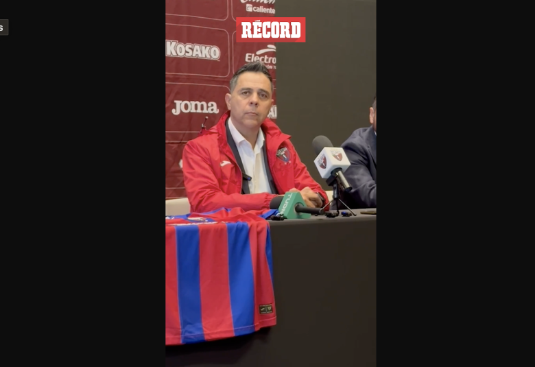 Miguel Fuentes fue presentado como nuevo director técnico del Atlante