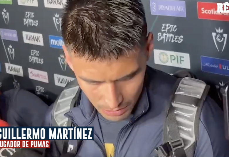 Guillermo Martínez: "Me siento orgulloso de Santiago Giménez"