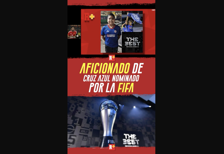 AFICIONADO de CRUZ AZUL nominado por la FIFA