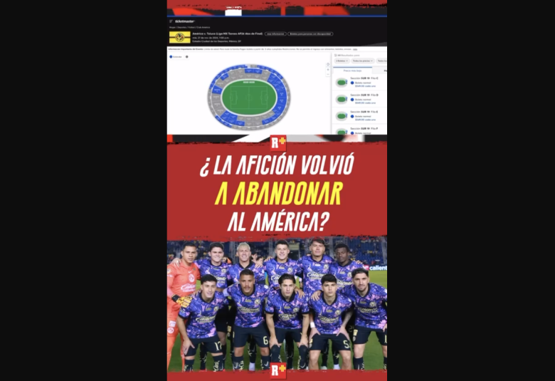 ¿La AFICIÓN volvió abandonar al AMÉRICA?