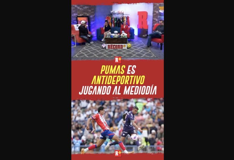 PUMAS es ANTIDEPORTIVO jugando a MEDIO DÍA