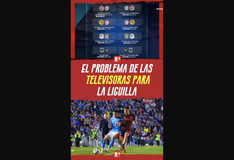 El PROBLEMA de las TELEVISORAS para la LIGUILLA