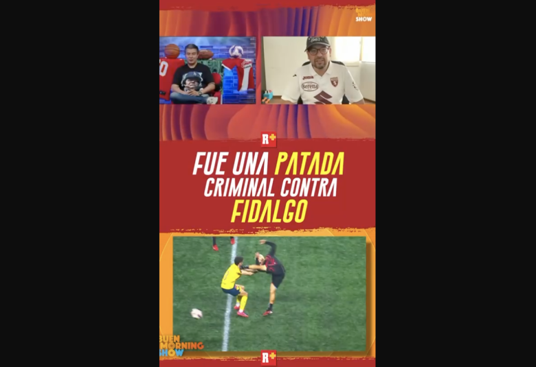 Fue una patada CRIMINAL contra FIDALGO