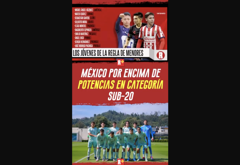 México por encima de las potencias en categoría sub-20