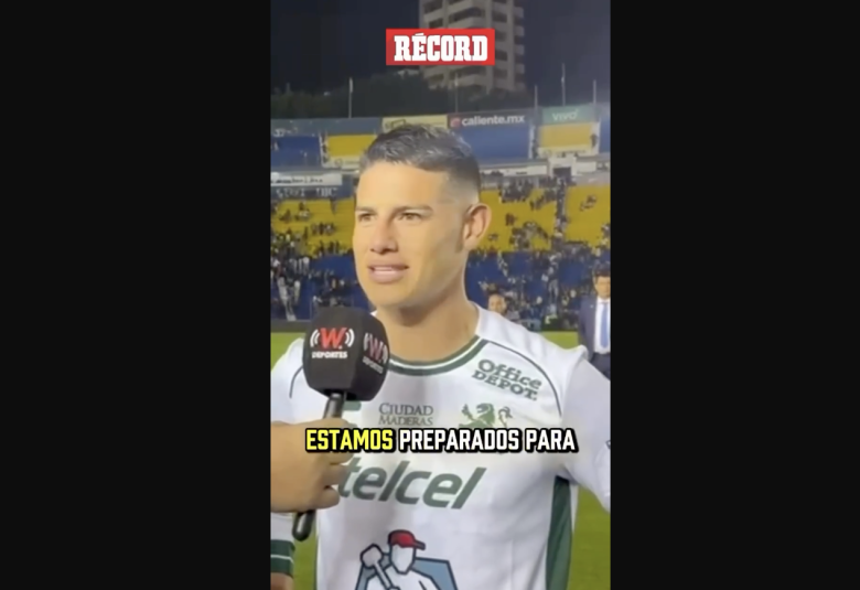 “ES LINDO HACERLE GOL A EQUIPOS GRANDES” Estás fueron las palabras de James Rodríguez, tras arrebatarle el triunfo al América, con una anotación de él.