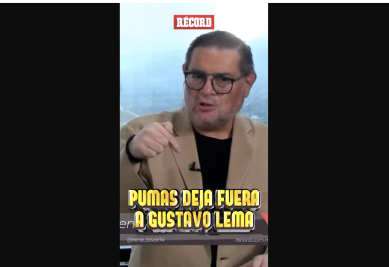 PUMAS DEJA FUERA A GUSTAVO LEMA