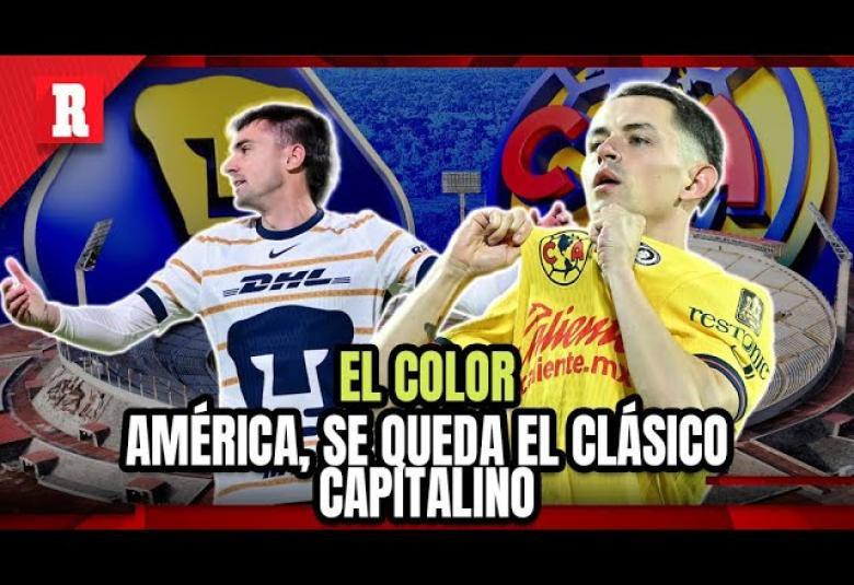 PUMAS no pudo con AMÉRICA, las ÁGUILAS persiguen el LIDERATO | El Color Pumas vs América