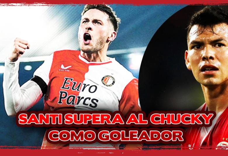 SANTI GIMÉNEZ SUPERA al CHUCKY LOZANO como MÁXIMO GOLEADOR MEXICANO en la EREDIVISIE