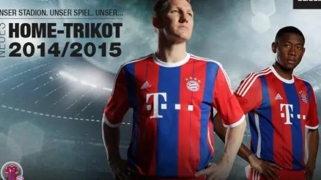 El uniforme de local del Bayern
