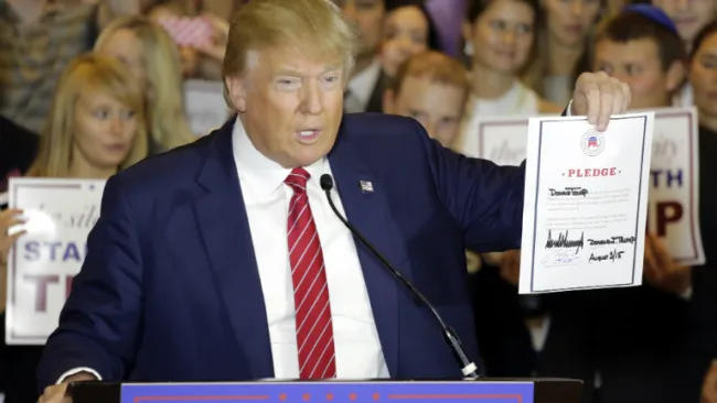 Trump durante evento del Partido Republicano