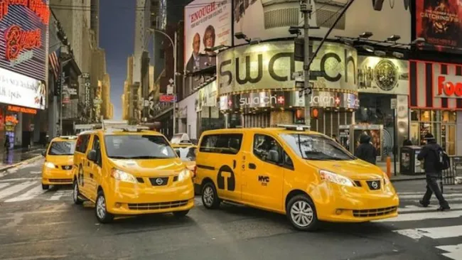 Así lucen los taxis Nissan NV200 en Nueva York
