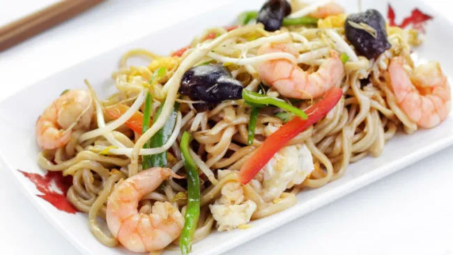 Platillo de comida china 