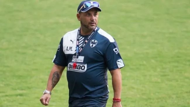 Mohamed, en un entrenamiento de Rayados