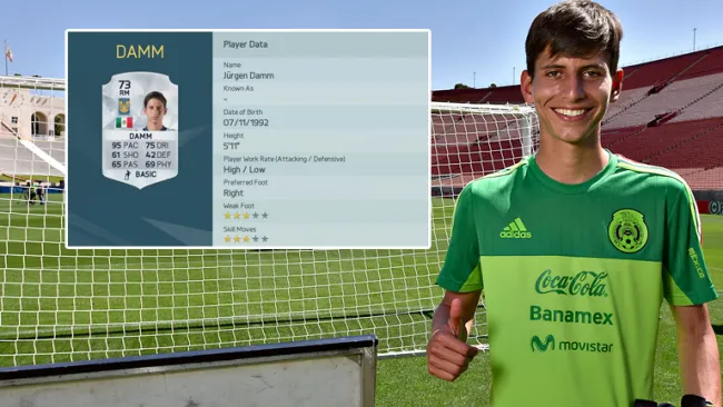 Damm y su ficha de FIFA 16