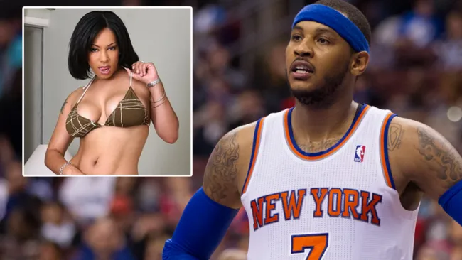 Anthony, en un partido de los Knicks